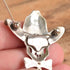Turquoise Dead Head Guitar Brooch - Kit Carson